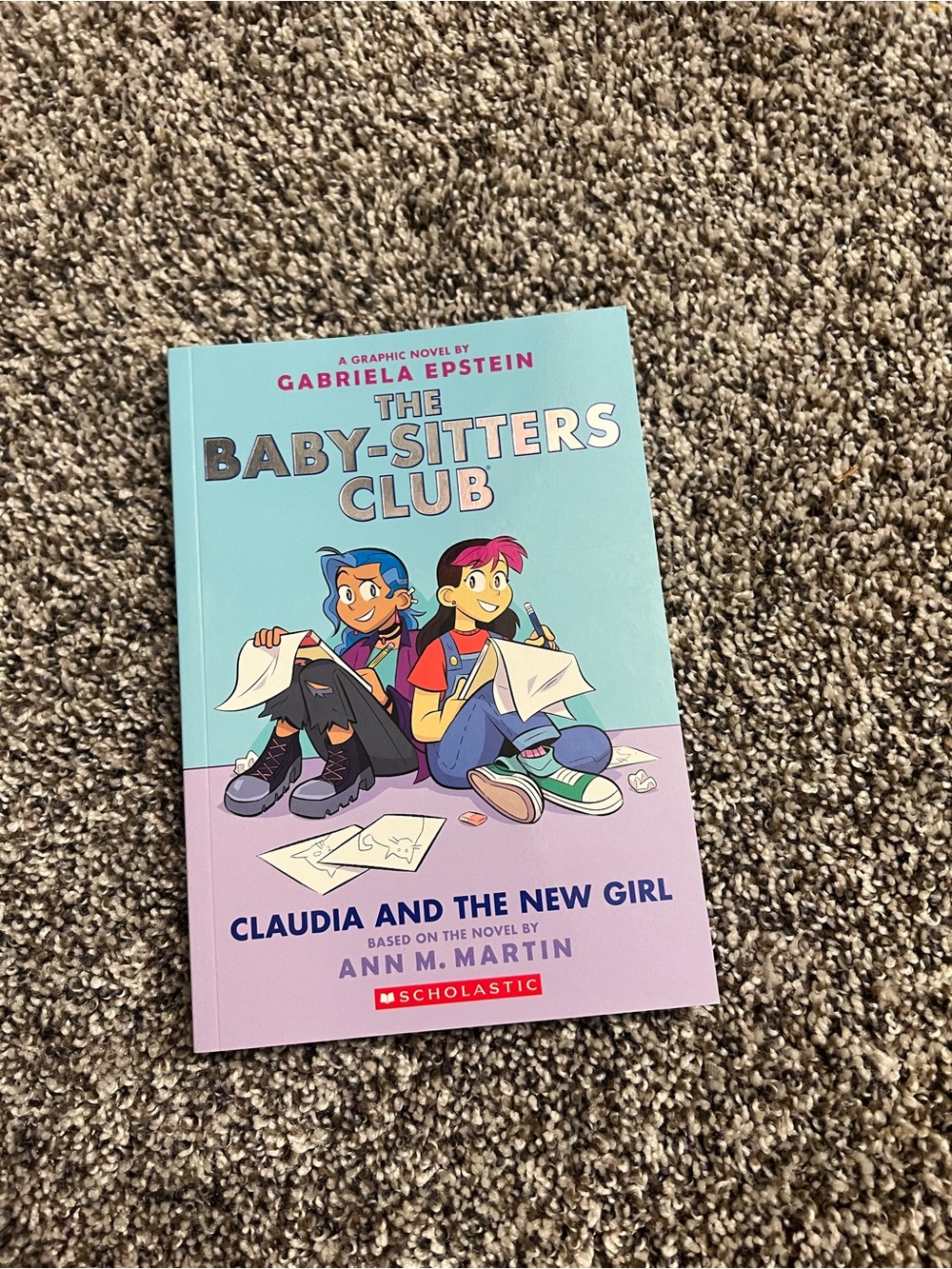 Scholastic The Baby-Sitters Club Paperback - Teal and Lavender Cover